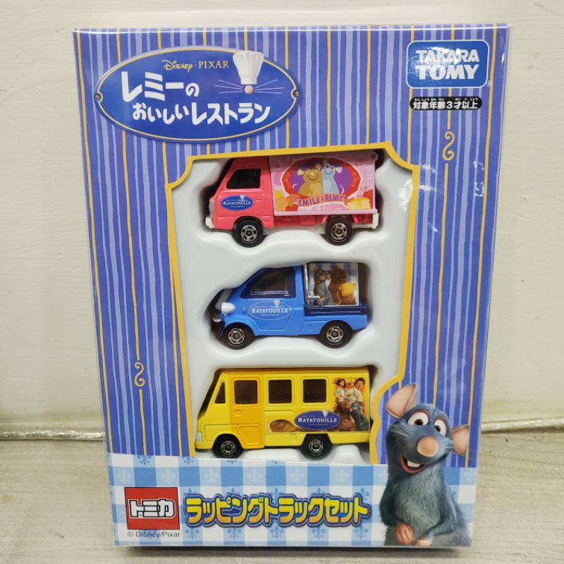 tomica tomy set disney 迪士尼 料理鼠王 盒組 未拆封