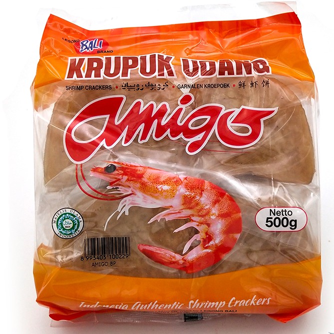 AMIGO KRUPUK UDANG 生蝦餅 500g
