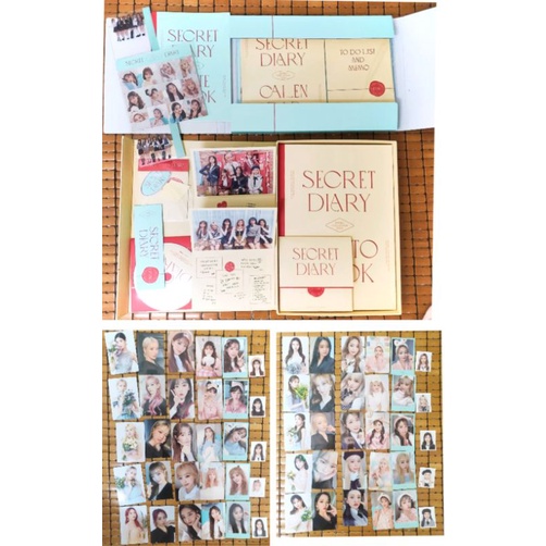 iz*one iz one secret diary secretdiary 秘密日記 小卡 super*iz 閃卡