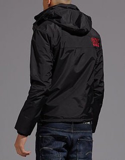 英國全新極度乾燥Superdry Hooded Windcheater立領三層拉鍊風衣