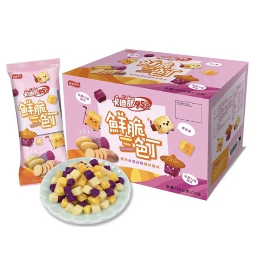 卡迪那 95 度 c鮮脆三色丁38公克x16包 132366