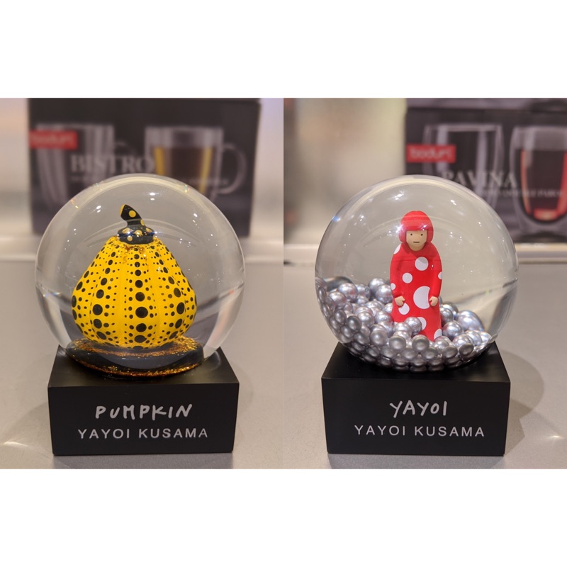 日本「草間彌生」最新 限量款 水晶球 擺飾 預購