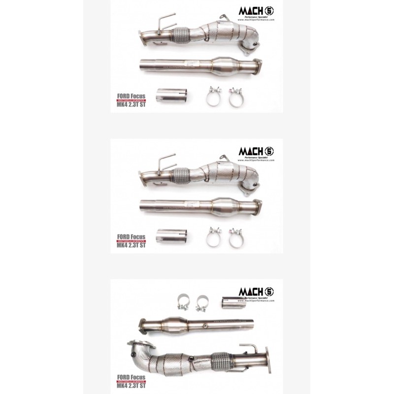 晟信 MACH5當派 觸媒 頭段 中段 尾段 排氣管 Downpipe FORD FOCUS MK4 2.3T ST