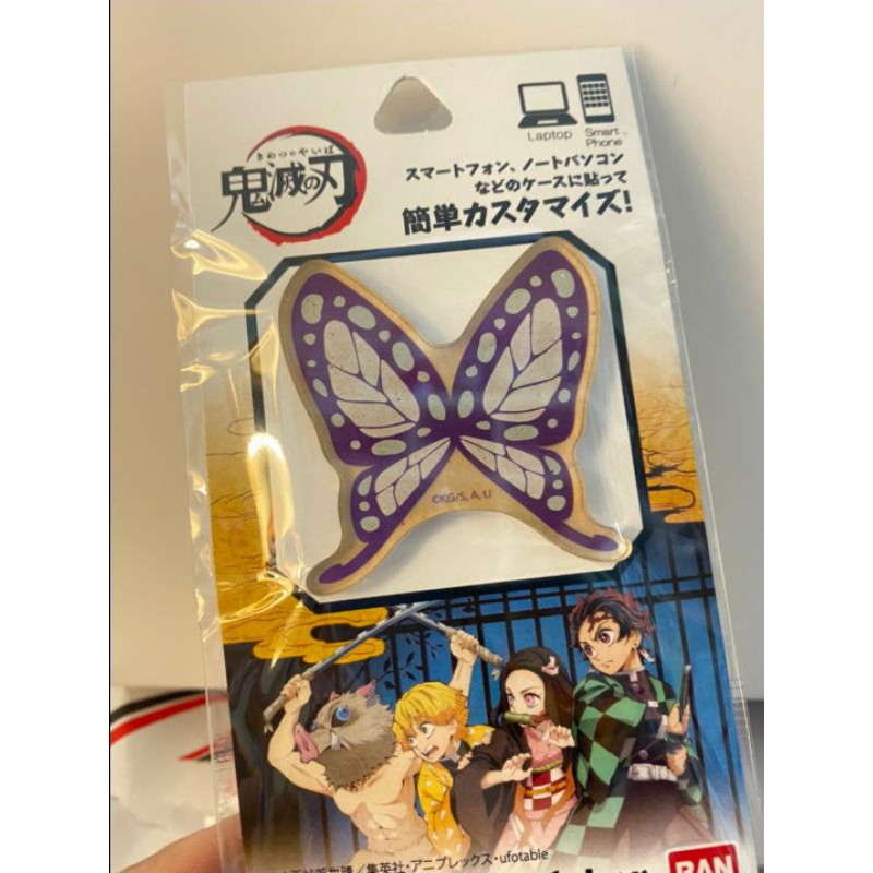 日本正版 鬼滅之刃 壓克力板貼紙 蟲柱 蝴蝶忍 精美小物 現貨