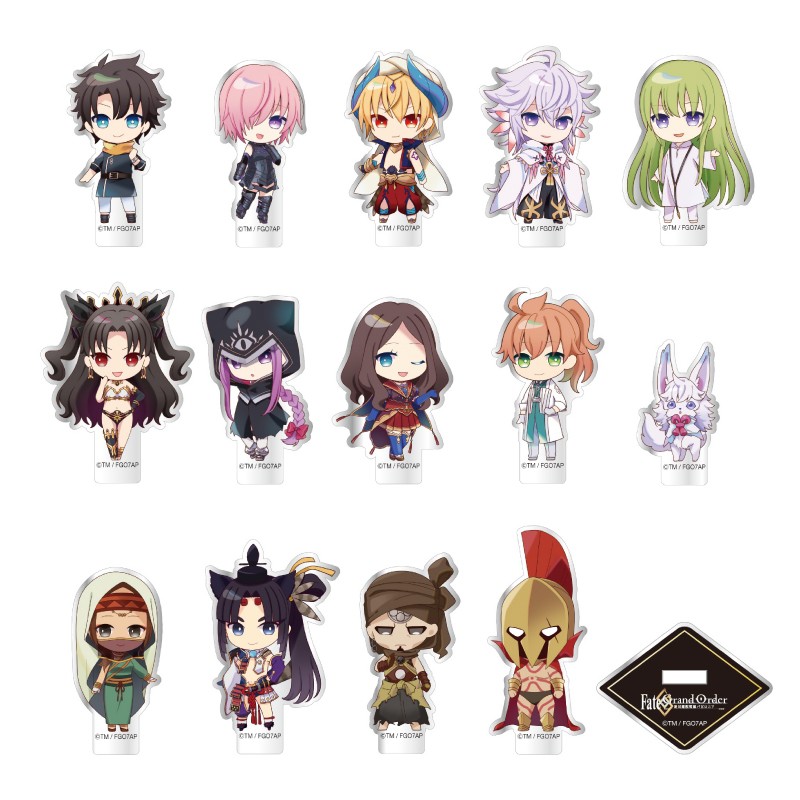 日本代購 Fgo 絕對魔獸戰線 巴比倫尼亞 壓克力立牌 Fate Grand Order 吉爾伽美什 梅林 恩奇都 瑪修 蝦皮購物