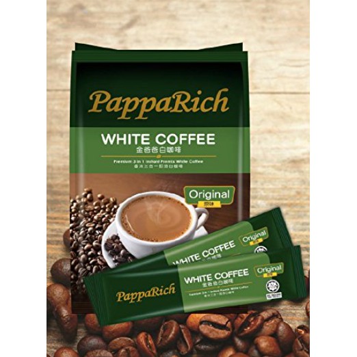 (現貨)馬來西亞 金爸爸 Papparich 三合一 ＆二合一即溶白咖啡