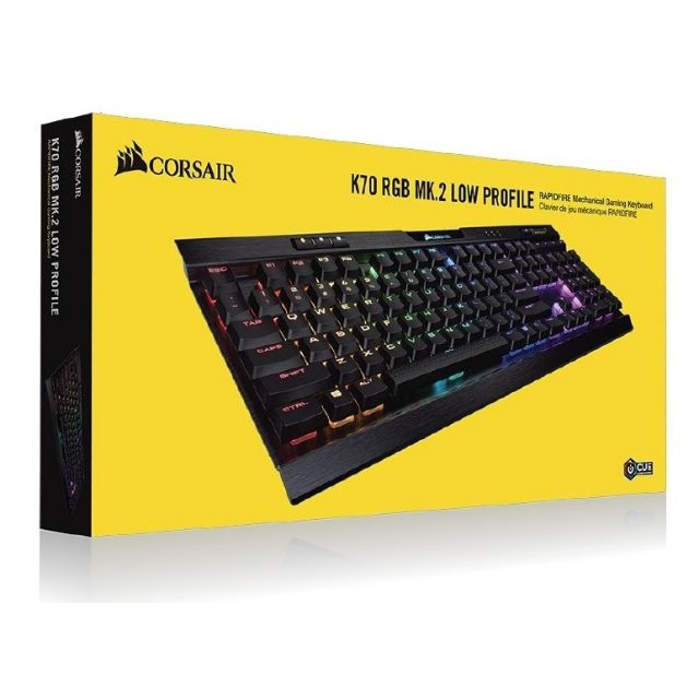 CORSAIR
K70 RGB MK.2 LOW PROFILE 電競鍵盤