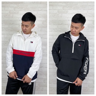 【New START精品服飾-員林】Tommy Hilfiger anorak 半開襟 套頭式 防風外套 帽T 衝鋒外套