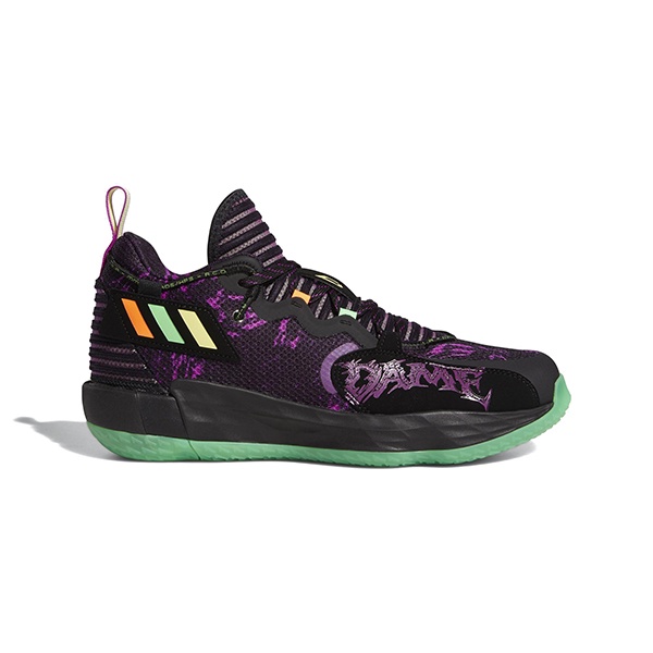 【ADIDAS】愛迪達 DAME 7 EXTPLY GCA 籃球鞋 運動鞋 黑紫綠 男鞋 -H67750