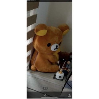 拉拉熊娃娃/拉拉熊大布偶 Rilakkuma 70cm 玩偶抱枕靠枕填充玩偶絨毛玩貝 布娃娃