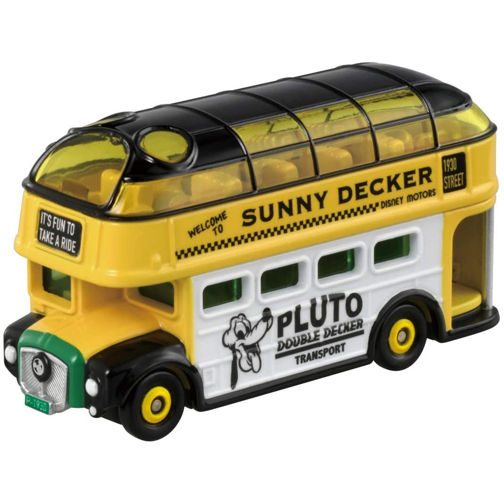TOMICA disney 迪士尼 小汽車 DM-19 雙層巴士 校車 布魯托 合金車 玩具 禮物 遊覽車