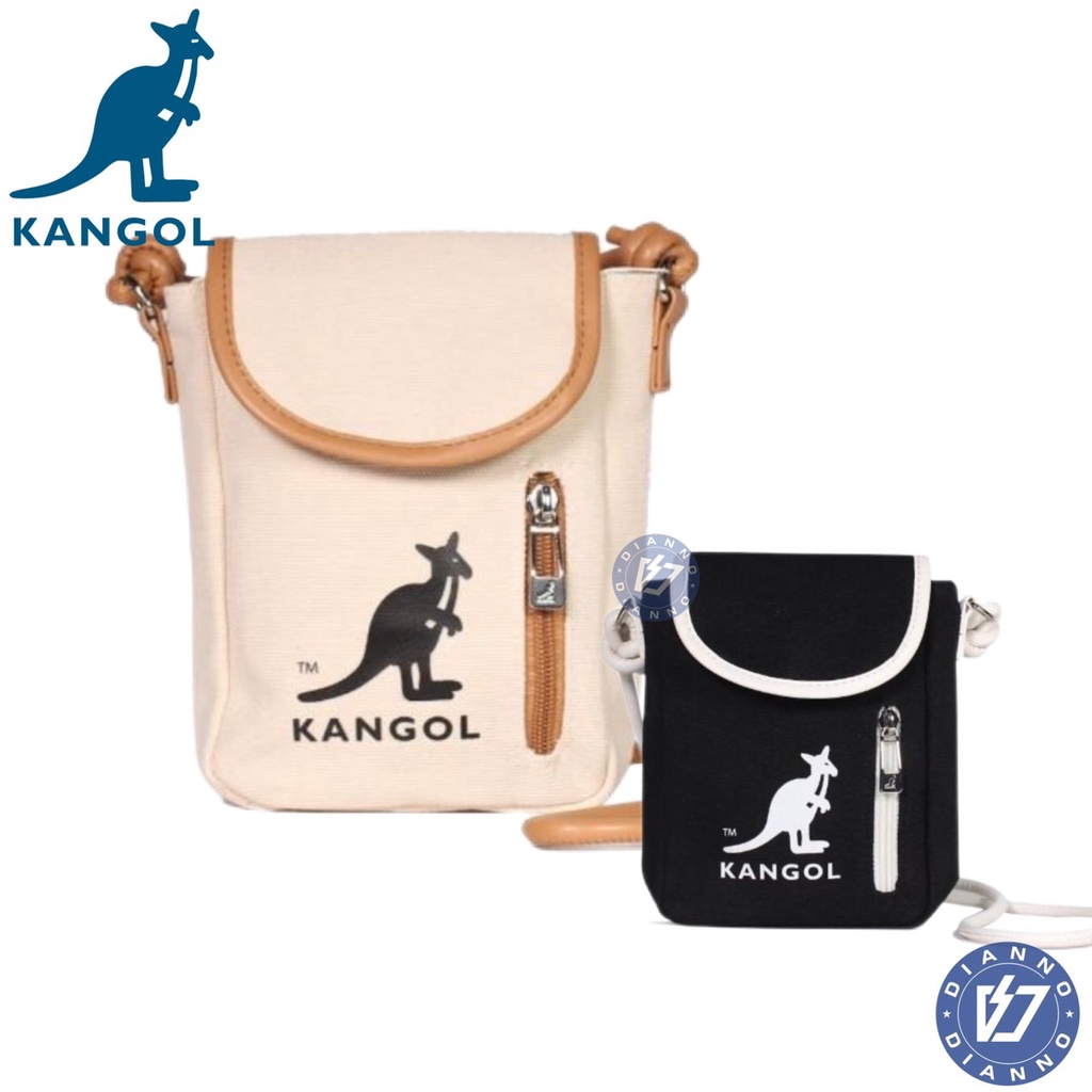 帝安諾-實體店面 KANGOL 掀蓋 袋鼠 小廢包 小包 包包 背包 手拿 LOGO 皮繩 磁釦 帆布包 6225171