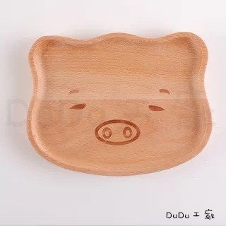 木製 木製餐盤 可愛造型 餐具 造型餐具 小動物餐具 餐具 餐盤