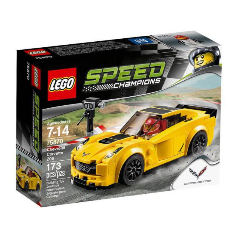 自取1380【台中翔智積木】LEGO 樂高 speed 系列 75870 Chevrolet Corvette Z06