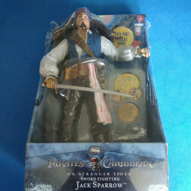 美版 迪士尼 加勒比海盜 公仔 高28cm Jack Sparrow