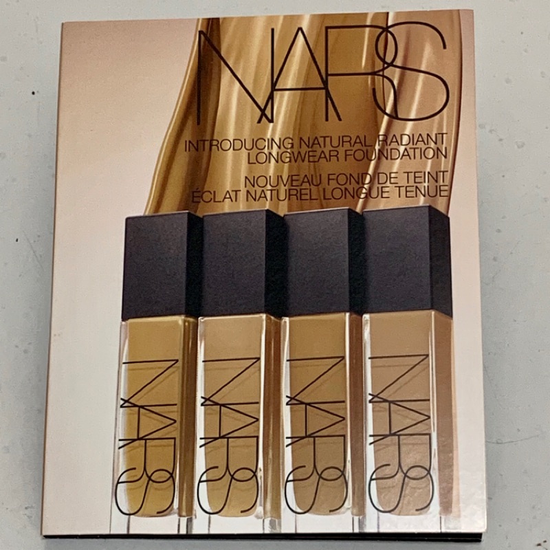 NARS 極光亮顏粉底液 八色 色卡 0.5mL*8 全新 現貨 #LIGHT 有效期2021.6