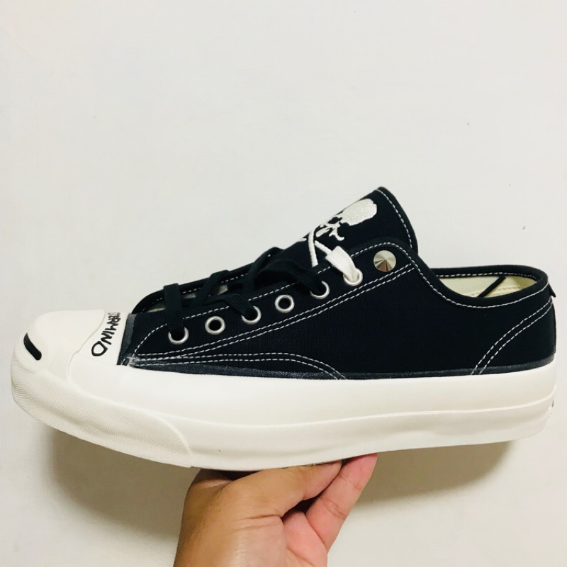 MASTERMIND JAPAN Converse addict Jack Purcell Canvas 黑 開口笑