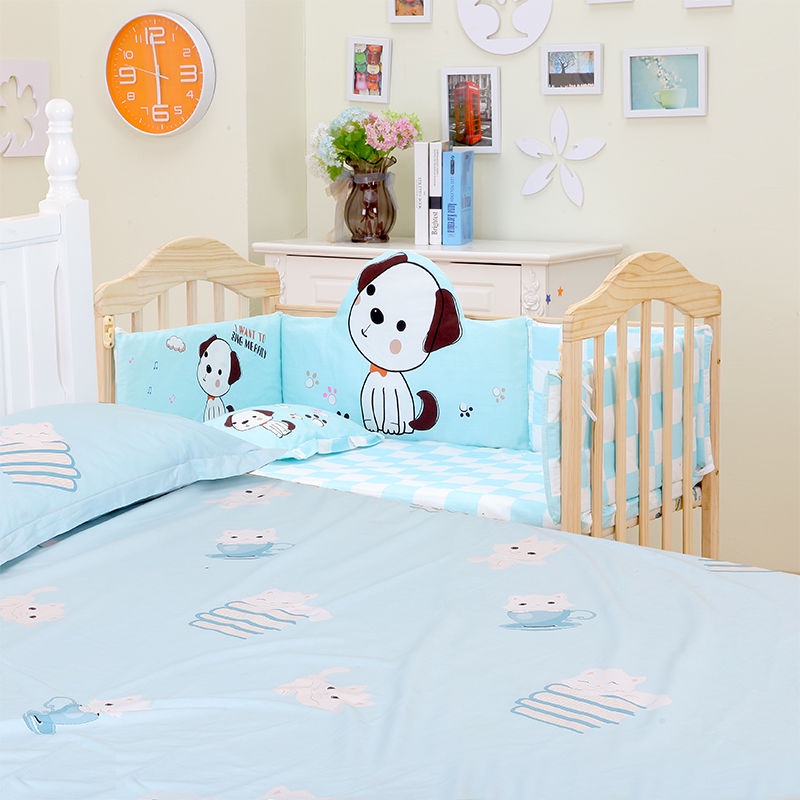 【實木兒童床】【嬰兒童床】【兒童延伸床】嬰兒床新生兒實木無漆環保寶寶床搖籃床可變書桌可拼接大床