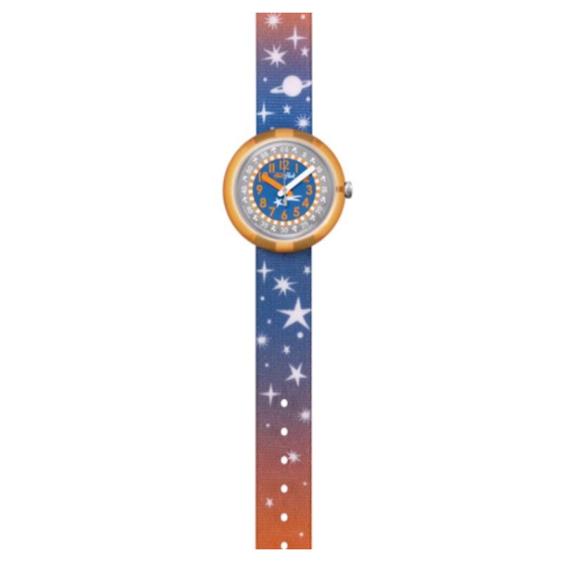 swatch 兒童錶品牌FlikFlak 瑞士錶 時鐘教學錶  FPNP018  男女童防水手錶
