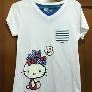 全新Hello Kitty 百貨公司專櫃衣服 白色