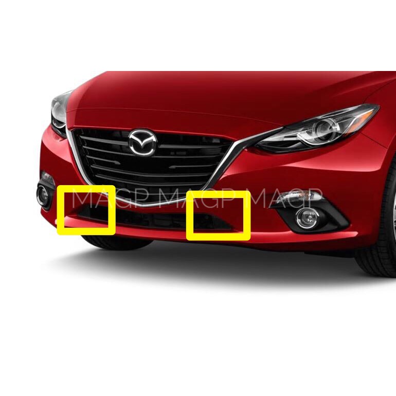 MAZDA 魂動 MAZDA3 前保險桿飾蓋/三角飾蓋/通風孔/前保桿/保險桿/防水蓋 原廠零件