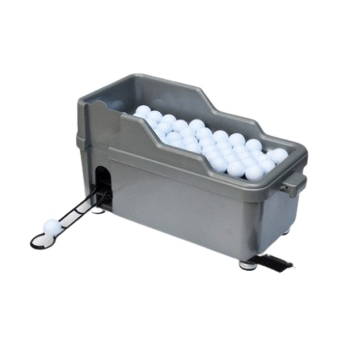 5Cgo高爾夫發球機半自動發球機多功能發球盒大容量設備高低可調ABS塑料無須電源荔枝紋路簡約 526460894943