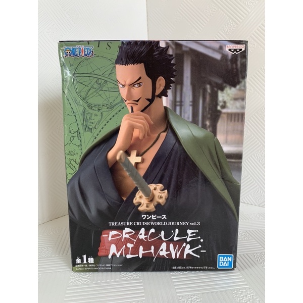 金證 海賊王 航海王 DRACULE MIHAWK WORLD JOURNEY 和之國 七武海 鷹眼 寬盒公仔