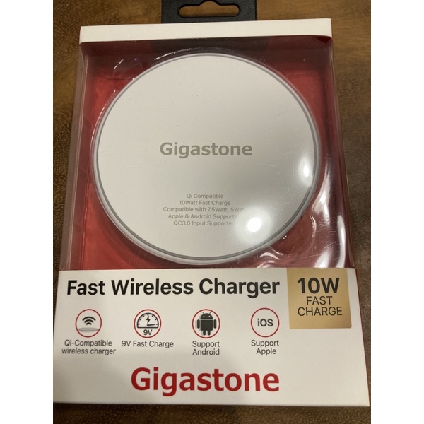 Gigastone WP-5210 10瓦無線快充充電盤