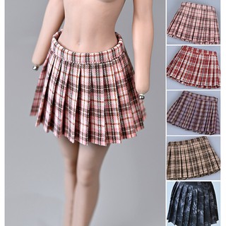 【玩模坊BA-548】 1/6 12吋 短裙 裙子 學生裙 特務 格裙 玩具 模型