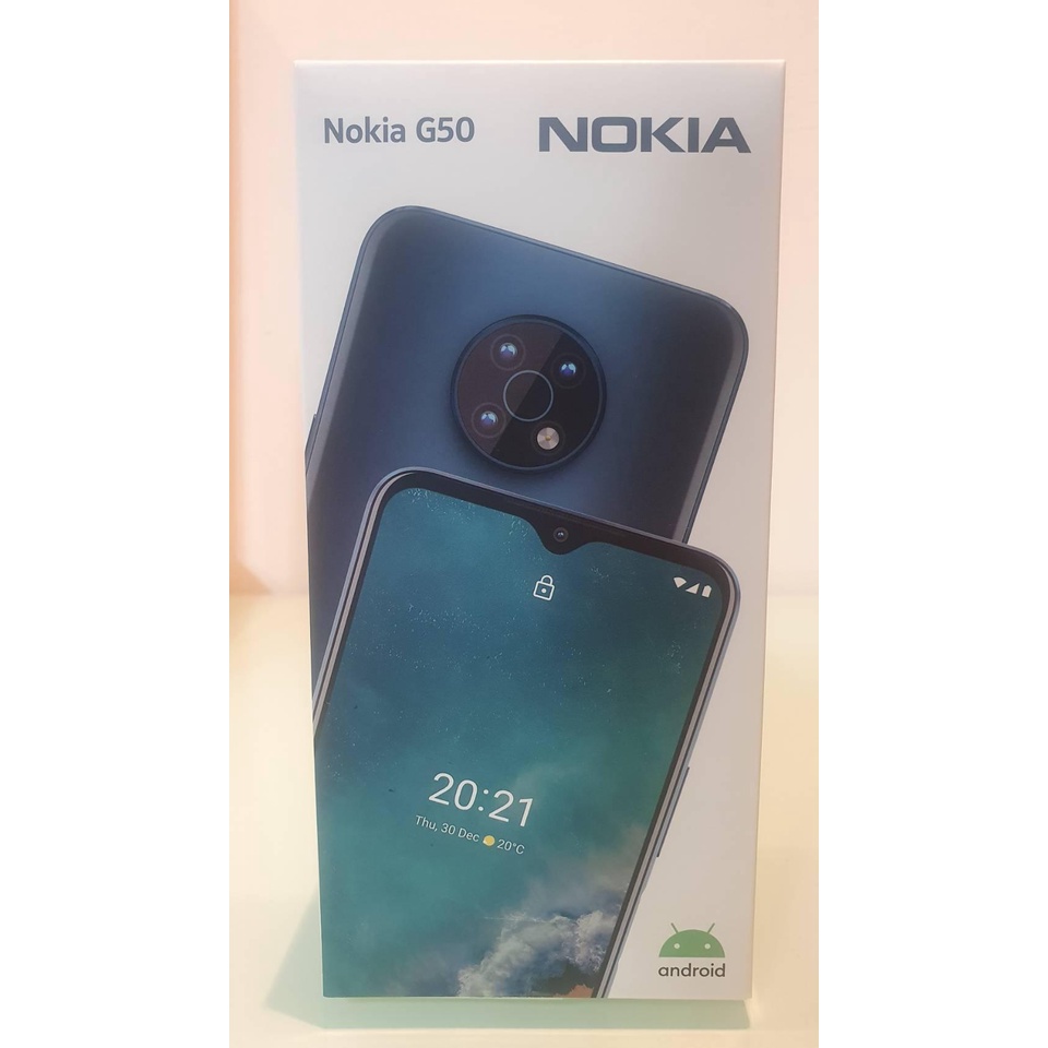 諾基亞 Nokia G50 6G/128G 5G手機 (暮光金) 未折封全新品