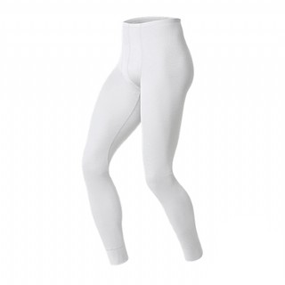 瑞士ODLO銀纖維排汗衣 (OL152042-WHT) 銀纖維保暖排汗長褲(男) 白