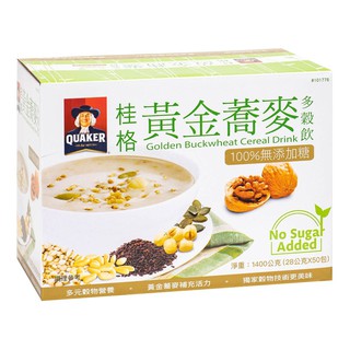 桂格 健康榖王 無糖 黃金蕎麥 多榖飲 50包/箱 台灣好市多 【Suny Buy】