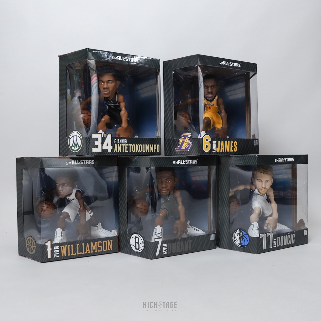 smALL-STARS NBA 11"人型公仔 五款 湖人 籃網 獨行俠 鵜鶘 公鹿【SMTOY-8219S】KS