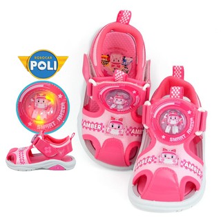 開發票 安寶poli 波力 護趾涼鞋 拖鞋 童鞋 LED運動鞋 閃燈鞋 女童 鞋 韓國POLI 正版 台灣製造