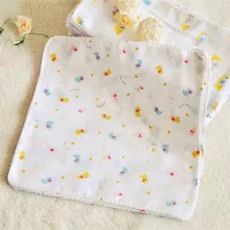 【預購】西松屋嬰兒雙層紗布口水巾(一包10條)