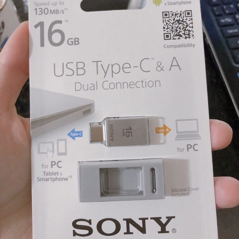 SONY USB3.1 TYPE-C 16GB 雙頭隨身碟