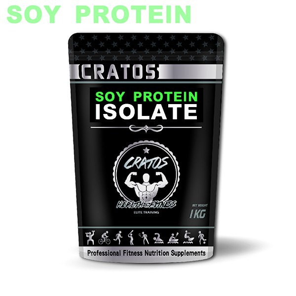 CRATOS 分離大豆蛋白-1KG-SOY Protein 植物性蛋白素 全素食者最佳營養補充品