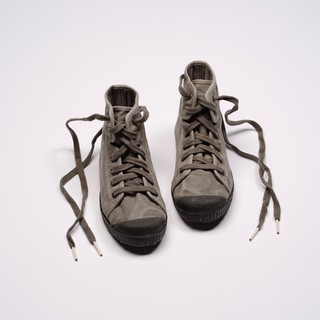 CIENTA 西班牙帆布鞋 U61777 34 水泥灰 黑底 洗舊布料 童鞋 高筒