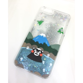(現貨）熊本熊 溫泉 流沙 液體 手機殼 iphone6 plus