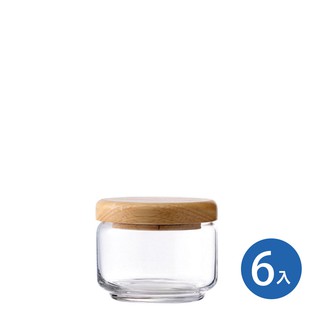 ☘小宅私物☘ Ocean 木蓋儲物罐 325ml (6入) 收納罐 密封罐 玻璃罐 咖啡罐 保鮮罐 現貨附發票