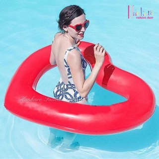 [新多]夏日戲水愛心泳圈造型充氣泳圈充氣浮排