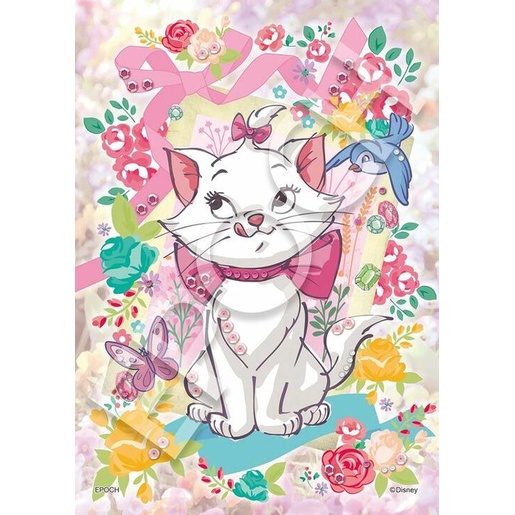 72-031 布面108片日本正版拼圖 迪士尼 瑪莉貓 Marie Cat 附珠飾