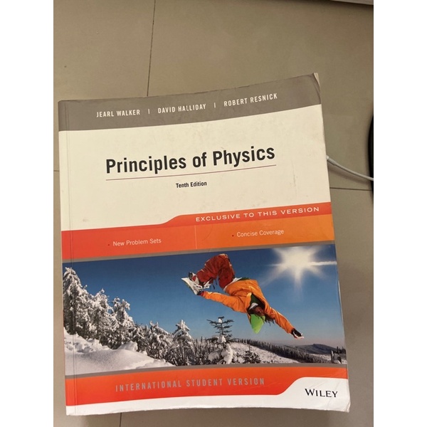 物理學原文書第十版二手principles of physics
