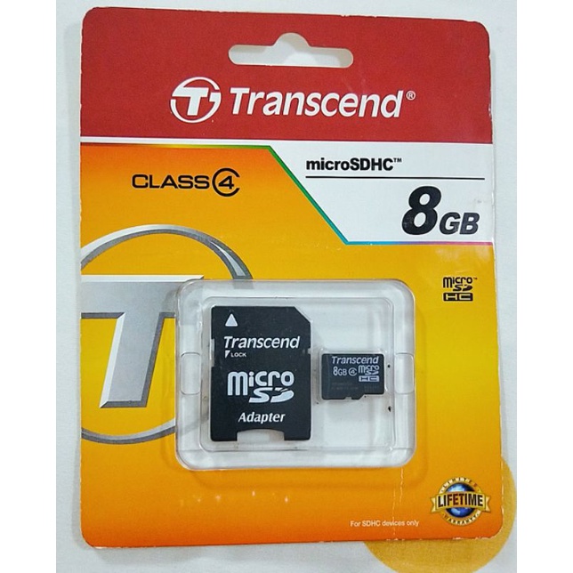 購購go🏃‍♀️ 創見Micro sd記憶卡Class4-8GB【全新】