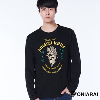 BLUE WAY 鬼洗 ONIARAI-現代潮流爆裂鬼薄長TEE(黑)