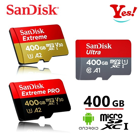 【Yes！公司貨】SanDisk Extreme Pro Ultra A2 U3 microSD 400G/GB 記憶卡