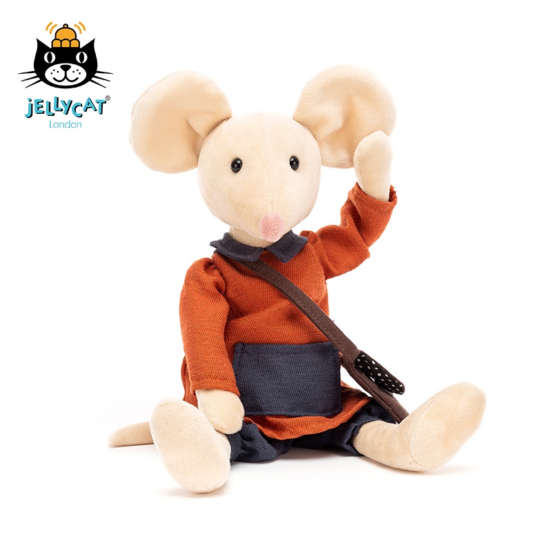 jELLYCAT英國正版新品佩德勒老鼠穿衣玩偶送禮兒童毛絨玩具娃娃填充玩具