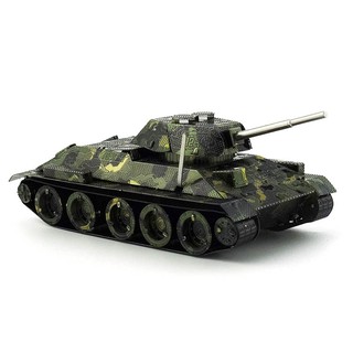 ◎MARS益智玩具◎蘇聯T34坦克--3D立體金屬拼圖-創意diy金屬模型-蝕刻片