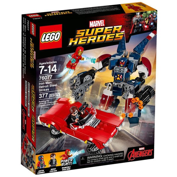 【積木樂園】樂高 LEGO 76077 HEROES iron man:Detroit Steel Strik