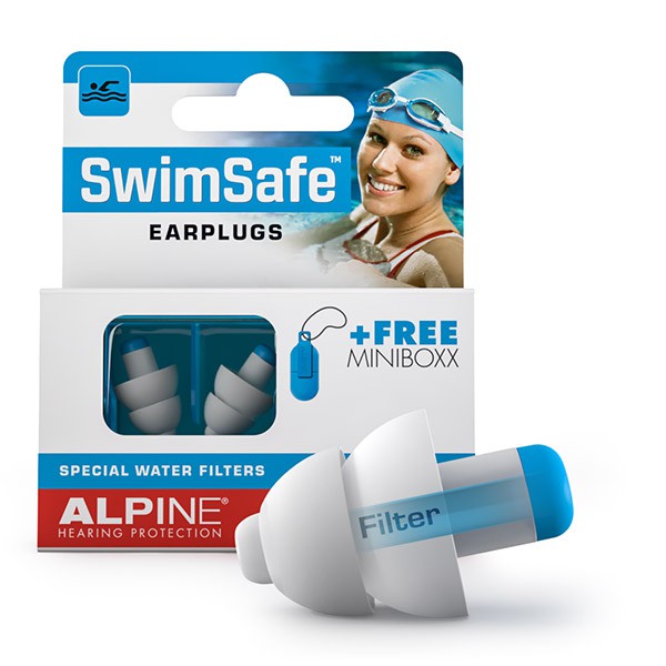 【鼓的樂器】ALPINE 耳塞 SwimSafe Earplugs + Free MiniBox 游泳專用 防水耳塞